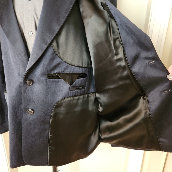 Navy Blazer Suit Jacket - Picture 8 of 15